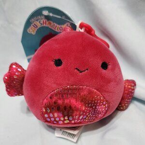 Squishmallow Barella the Beta Fish S3 w.Clip